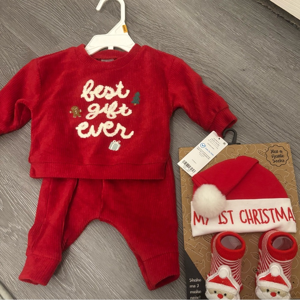 Carter's Red Holiday Kids Matching Set